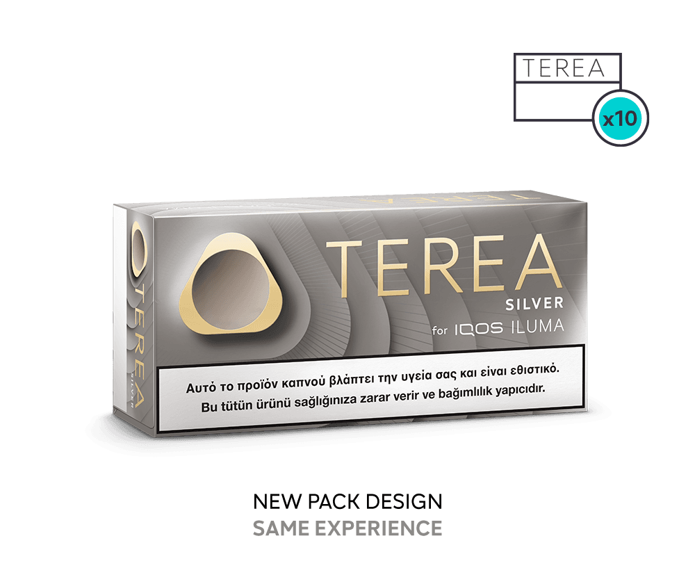 TEREA Silver Kıbrıs – IQOS ILUMA Uyumlu Hafif Klasik Tütün Çubuğu