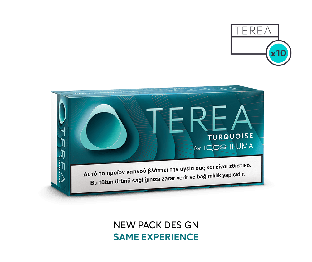 TEREA Turquoise Kıbrıs – IQOS ILUMA Uyumlu Mentollü Tütün Çubuğu