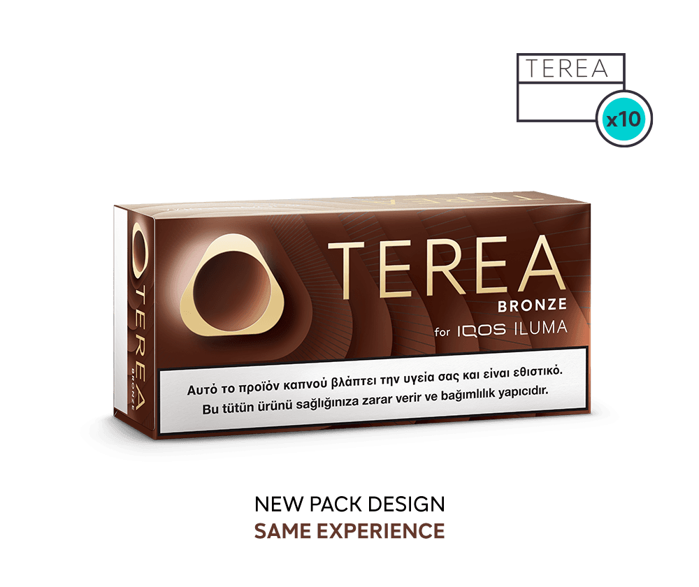 TEREA Bronze Kıbrıs – IQOS ILUMA Uyumlu Tatlı Kakao Aromalı Tütün Çubuğu