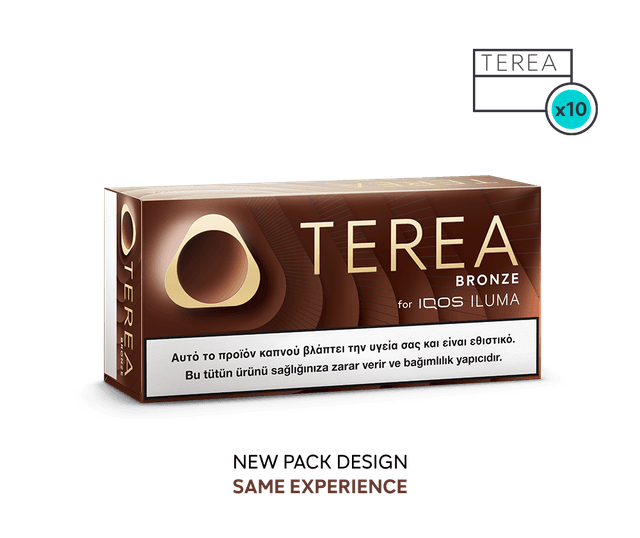TEREA Bronze Kıbrıs – IQOS ILUMA Uyumlu Tatlı Kakao Aromalı Tütün Çubuğu 1