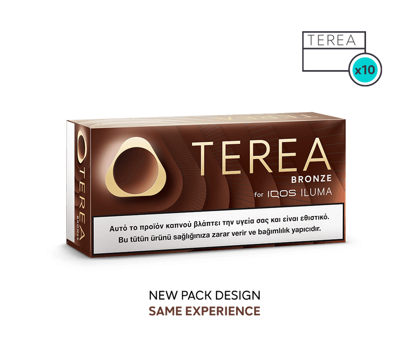 TEREA Bronze Kıbrıs – IQOS ILUMA Uyumlu Tatlı Kakao Aromalı Tütün Çubuğu