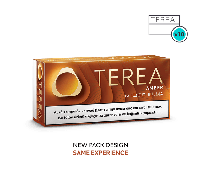 TEREA Amber Kıbrıs – IQOS ILUMA Uyumlu Tütün Çubuğu 1