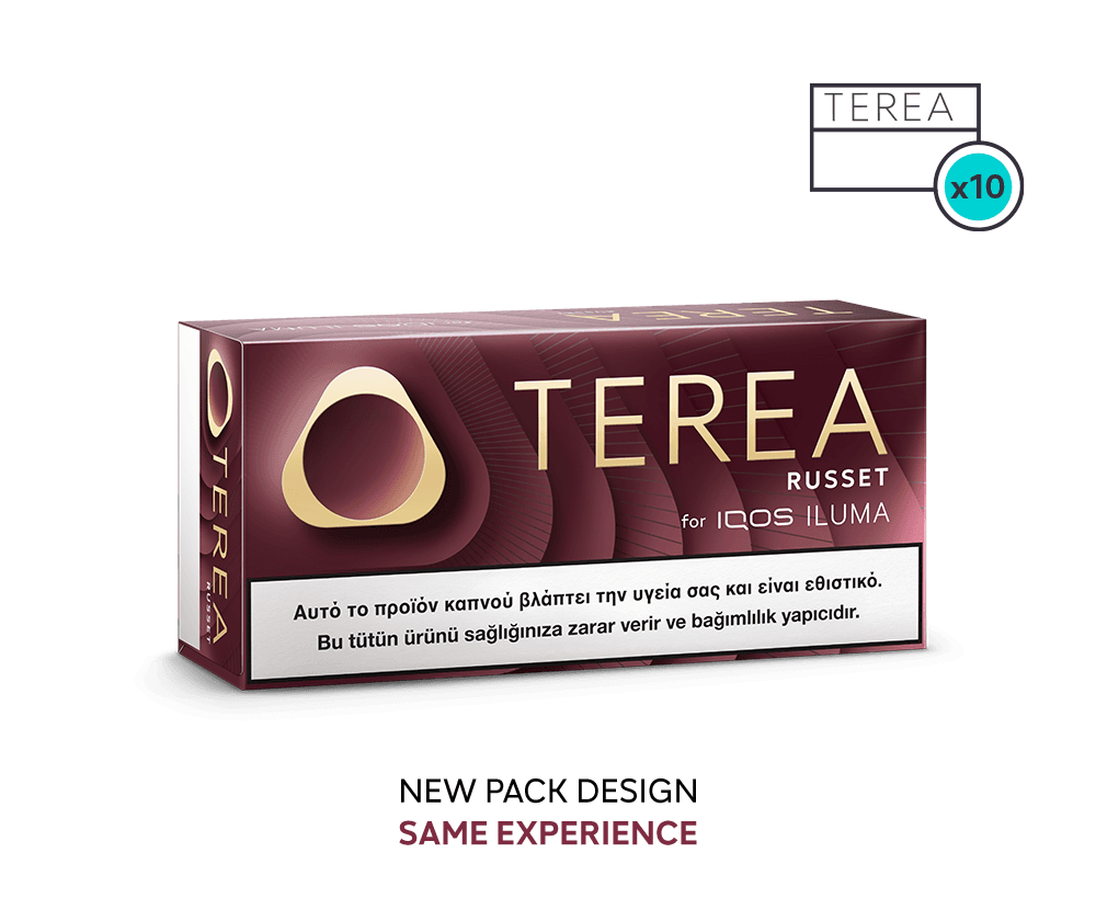 TEREA Russet Kıbrıs – IQOS ILUMA Uyumlu Güçlü Klasik Tütün Çubuğu