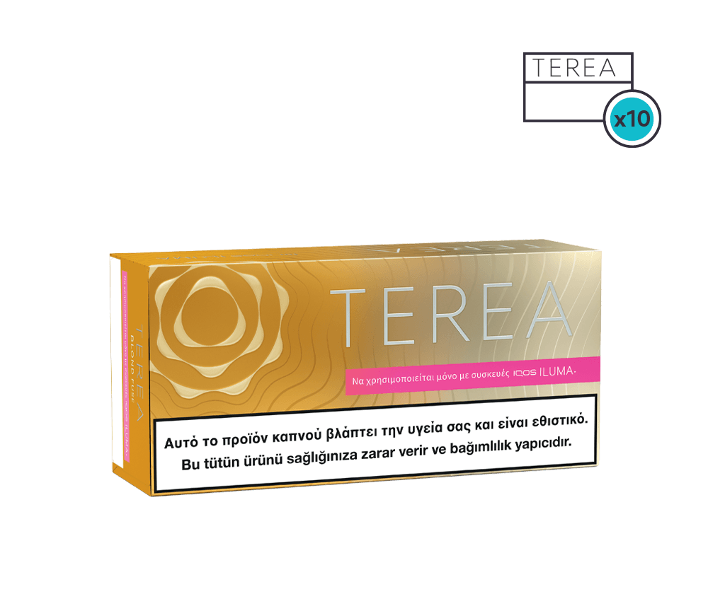 TEREA Blond Fuse Kıbrıs – IQOS ILUMA Uyumlu Hafif Tütün Aromalı Çubuk